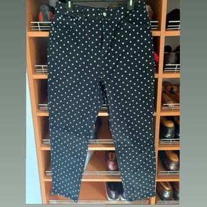 women’s polka dot mom jeans